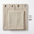 Noise Blocking Triple Weave Linen Energy Saving Window Drapes